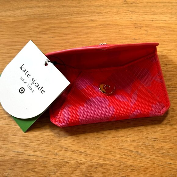 Classic Rose Envelope Card Case - kate spade new york x Target, Pink/Red - Picture 8 of 9